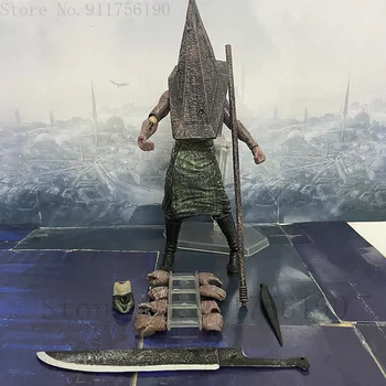 Silent Hill 2 Bule Cap Figma SP-055 Red Pyramid Lucru PVC figurina de Colectie Model de Jucărie 15cm