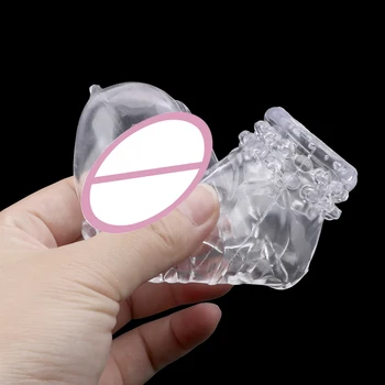 Silicon Reutilizabile Prezervativele, Jucariile Sexuale Pentru Bărbați De Sex Masculin Penisului Maneca Penis Extender Maneca Marirea Penisului Adult Sex Produsele