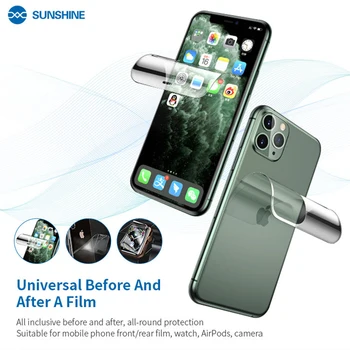 SOARE 50pcs HD Hidrogel Film Flexibil Anti-albastru Mat Ecran de Protecție Pentru Toate Marcile Iphone 12 Foi pentru Masina de debitat