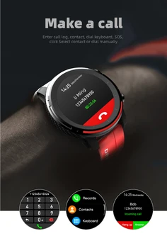 Sport Fitness Tracker ceas Inteligent Bluetooth Apel Bratara ceas de ceas rezistent la apa ECG Tensiunii Arteriale SmartWatch 2021