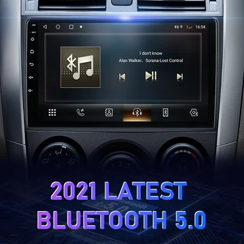 Srnubi Android 10 Radio Auto Player Multimedia pentru Toyota Corolla E140/150 2007 2008 2009 2010 2011 2012 2013 2 Din DVD