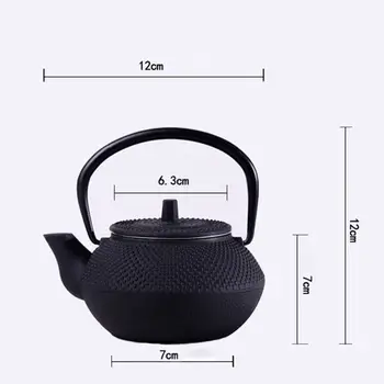 Stil Fonta Ceainic Ceainic Vine Cu Filtru de Ceai de 300 ml (Negru)