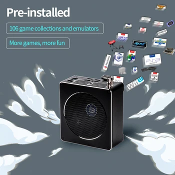 Super Consola X Mini PC Box Retro Consolă de jocuri Video Pentru PS3/PS2/WII/DC/Sega Saturn/N64 WIN10 Pro+Batocera Built-in 63000+ Jocuri
