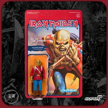 Super7 Iron Maiden Trupa Cifrele de Acțiune de 3.75 inch Colectie de figurine de Halloween, Cadou de Groază Jucării pentru băiat