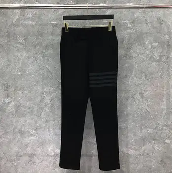 TB 2021 Moda THOM Brand Pantaloni Barbati Casual Costum de Lână Pantaloni Barbati de Afaceri Negru Toamna Și Iarna Pantaloni de lana