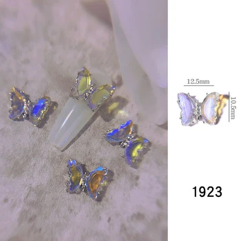 Trei-Dimensional 5Pcs Fluture Cristal Stras Unghii Bijuterii Accesorii Profesionale de Decorare DIY Consumabile
