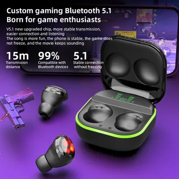 TWS Bluetooth Căști 5.1 de Încărcare Cutie Căști fără Fir 9D Stereo Sport Căști Căști Cu Microfon