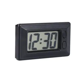 Ultra-subțire LCD Display Digital Mașină de Bord Vehicul Ceas Calendar Portabil Mini Timer Calendar de Afișare Alarmă Ceas Electronic