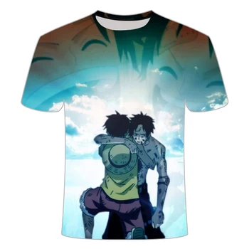 Una Bucata tricou Barbati Nou-Moda Hip Hop tricou Casual Uzura de Imprimare 3D Top de Vara T-shirt T-shirt