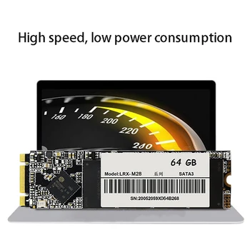 Unitati solid state 64GB M. 2 SSD 2280 SATA3 Interfața Solid state Drive Hard, Potrivite pentru Desktop/Laptop Universal Hard Disk