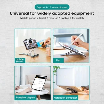 Universal Nou Multi-unghi Desktop Pliabil Suport de Telefon Mobil din Plastic Gol Tablet Suport Pliabil Portabil Suport