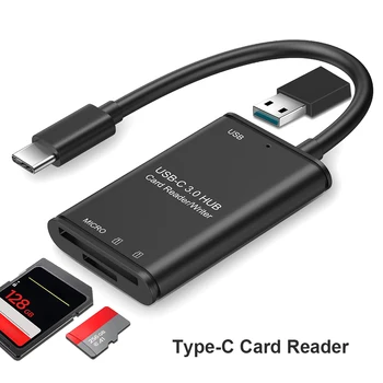 USB 3.1 C la USB 3.0 OTG Adaptoare Secure Digital Cititor de Card TF Informatice de uz Casnic, Accesorii pentru Laptop-Telefon