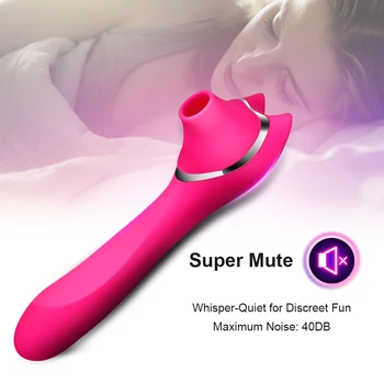 Vibrator puternic pentru Femei Oral Clitoris Stimulator punct G Penis artificial sex Feminin Vibratoare jucarii Sexuale pentru Adulti 18