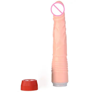 Vibrator realist Flexibil Penis Texturate Arborelui Adult Produsului Jucarie Sexuala pentru Femei Masturbare cu Vibrator Stimulator Clitoridian