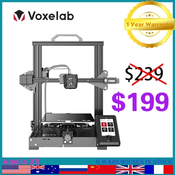 Voxelab Aquila X2 3d Printer Kit de Înaltă Precizie Impresora 3d cu Filament Detecta Reamintesc Ultrabase Încălzire Pat Ender 3 V2 Upgrade