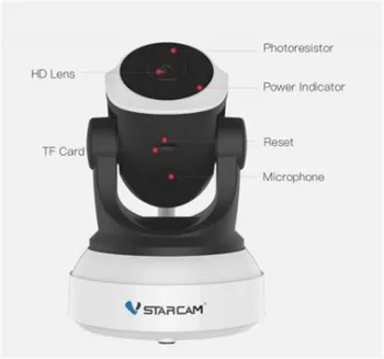 Vstarcam 2MP 1080P C24S 360 de Grade PTZ Camera IP Wireless Interfon Baby Monitor CCTV aparat de Fotografiat