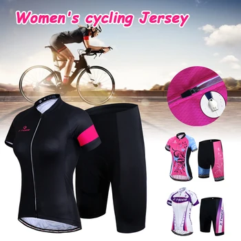 X-Tigru Femei Ciclism Jersey Set de Vară Anti-UV Ciclism Biciclete de Îmbrăcăminte Rapid-Uscat Munte pe Bicicletă Haine de Ciclism Set