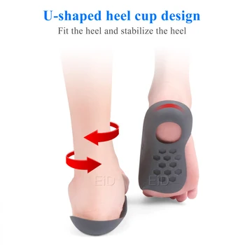 XO-Picioare Semele Ortopedice Orteze de Picior Plat de Sănătate Unic Pad Pentru Pantofi Introduce Suport Arc Pad Pentru fasciita Plantara de Îngrijire de Picioare
