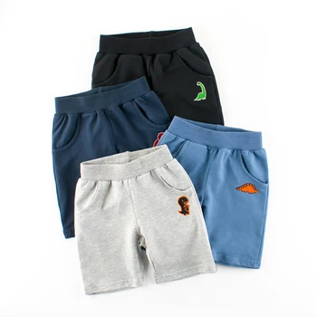 ZWY1097 de Vară pantaloni Scurți de Bumbac Solidă Talie Elastic pantaloni Scurți Pentru Băieți și Fete de Moda Pantaloni Sport Copilul Chilotei Copii Îmbrăcăminte de Plajă