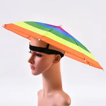 În aer liber Pliabil Umbrela Cap Pălăria rezistent la apa Anti-UV Pescuit Capace Portabil de Călătorie de Pescuit Drumeții Umbrele de Plajă Pălărie de Ploaie