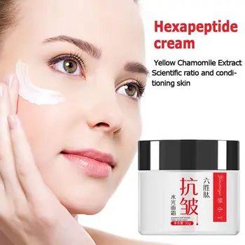 Șase peptide crema colagen anti albire crema hranitoare hialuronic de îngrijire a pielii de hidratare acid ser anti-imbatranire U9O0