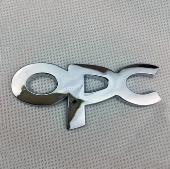 1 Buc 3D Metal OPC Line Emblema, Insigna Masina din Spate Autocolante, Decal Pentru OPEL Mokka Corsa Meriva Zafira Astra Vectra Antara Insignia