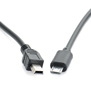 1 buc Micro USB Male La USB Mini Male de Date Adaptor Convertor Cablu Cablu de Date Cablu de 25cm