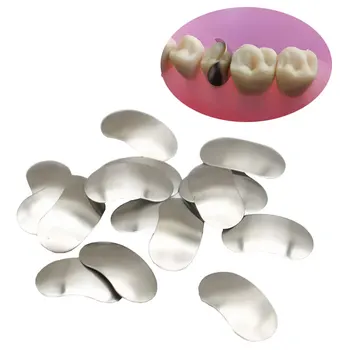 100 Buc/Set Dentare Sectionale Conturat Matrice Matrice Inel Delta Pene de Umplere S/M/L Matrix Benzi dentare material