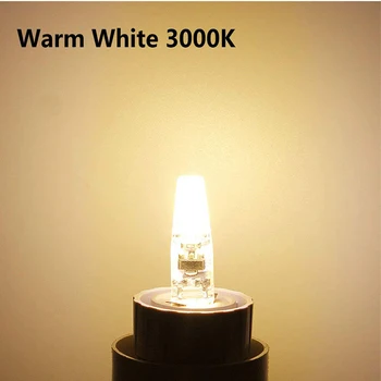 10buc LED G4 COB Lumina AC DC 12V 220V Cald/Alb Rece 360 Fascicul de Unghiul Candelabru Lumina Înlocui 20W Lampa cu Halogen 40W