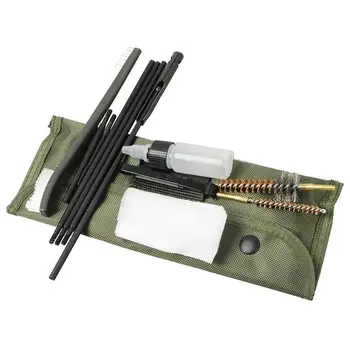 11pcs/set Pistol Kit de Curățare Universal Fundul Stoc Kituri de Curățare Perie Curata pentru .22 Cal 5.56 mm Puști Arma Set de Perii