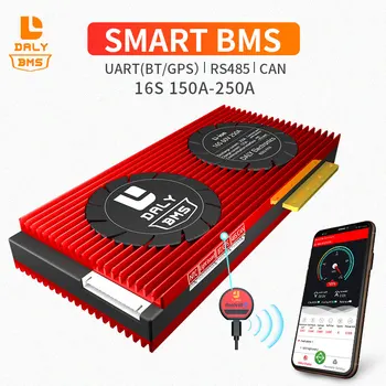 16 lifepo4 BMS, Smart 48V 150A 200A 250A Bluetooth 485 la dispozitivul USB POATE NTC UART software-ul Li-pe Baterie de la Bord de protecție DIY
