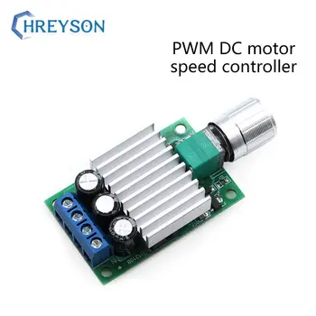 1buc PWM motor de curent continuu controler de viteză fără trepte de viteză variabilă cu comutator de reglare a vitezei 12V24V10A de mare putere DC controller