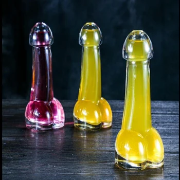 2 4 6 buc 150ml de Vin de Sticlă Ceașcă Penis Pahar de Design Creativ, Amuzant Penis Cocktail Cana Pentru Bar, KTV Și Petrecerile de Noapte