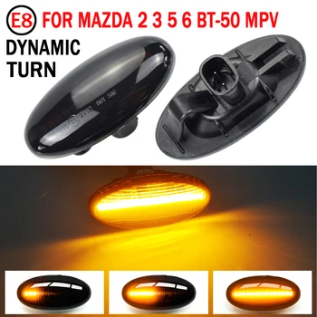 2 buc LED-uri Auto Dinamic de poziție Laterale de Semnalizare Lumina Semnalizare Lampă Lumina de Semnalizare Pentru Mazda 2 (DY) 2003 2004 2005 2006 2007