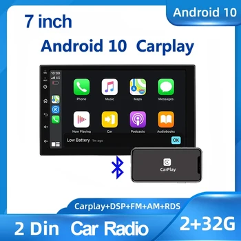 2 Din Apple Carplay Radio Auto Bluetooth Android De 10.1 Universal Auto Stereo Receptor 7