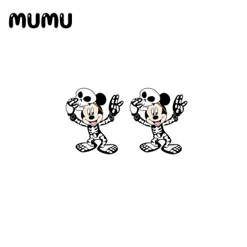 2021 Noi De Halloween Mickey Mouse Stud Cercel Drăguț Epoxidice Bijuterii Rășină Acrilică Cercei Cadouri Lucrate Manual Fata