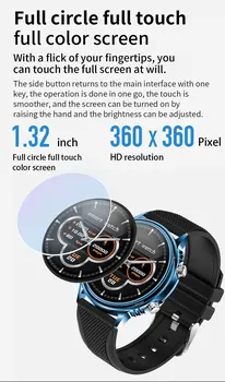 2021 NOU Ceas Inteligent Femei Bărbați Smartwatch rezistent la apa Ceasuri Brățară de Fitness Tracker Banda Pentru Apple, Huawei, Xiaomi Android