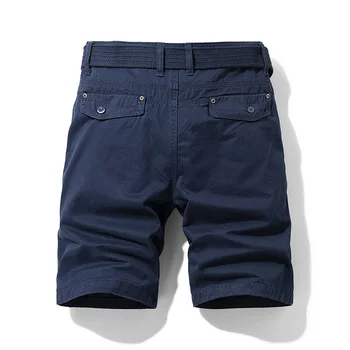 2021 Nouă Primăvară Barbati din Bumbac Solidă pentru bărbați Shorts pentru Bărbați Îmbrăcăminte de Vară Casual Pantaloni Bermude Blugi de Moda Pentru Plajă Pantaloni Bărbați Scurt
