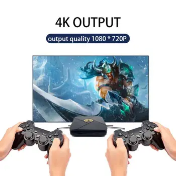 2021 Vânzare Fierbinte Joc de Box WiFi 4K Video Console Emulator 6000+ Jocuri Retro TV Box Cu 2 Gamepad-uri