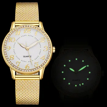 2021women Ceas de Moda Doamnelor Ceas 2021 Lux Ceas Cuarț Ceas din Oțel Inoxidabil Cadran Luminos Ceas de Timp Precis Reloj Mujer