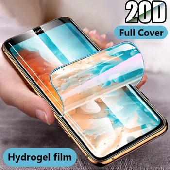 20D full cover pentru huawei p smart plus 2019 2018 hidrogel film p inteligent pro Z protectorul de ecran telefon folie de protectie, Nu de sticla