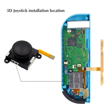 25 DIN 1 3D Analog Degetul mare Stick-ul de Reparații Piese Pentru Nintend Comutator NS Joystick Capace de Înlocuire Controller Kit