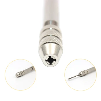 25pc Twist Drill Bit Set Mini Drept Coadă Mic Burghiu de 0,5-3,0 mm Naturale Negre Perforate pentru prelucrarea Lemnului Burghiu de Mână