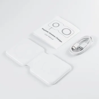 2in1 Magnetic Wireless Magsafing Duo-Încărcător Pentru iPhone Seria 15W Încărcător Rapid Pentru Apple Watch Caz de Încărcare pentru AirPod