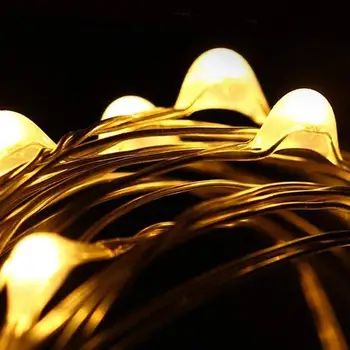 2M 5M10M Sârmă de Cupru LED lumini Șir de Vacanță iluminat Zână Ghirlanda Pentru Pomul de Craciun Petrecere de Nunta Decoratiuni