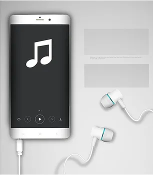 3.5 mm cu Fir În Ureche Mișcare de Funcționare Căști de Control al Volumului Cu Mic Telefon setul cu Cască Muzica Casti Pentru Samsung iPhone Tableta