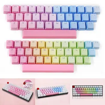 35 Tastele Colorate de Fundal Tasta Caps Înlocuire Tastatură Mecanică PBT Keycap Universale Accesorii Gaming Keyboard Accessory