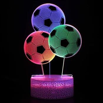 3D Vision Lumini de Noapte cu LED-uri RGB Culoare Schimbare Comutator Tactil Cadou Creativ Masă Lampă de Birou Acasă Decorare Dormitor