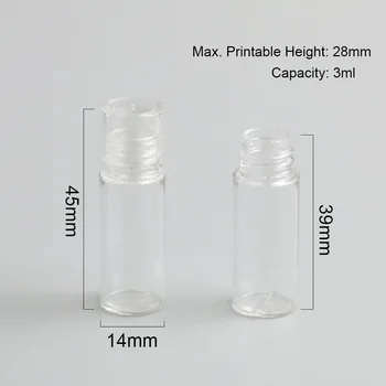 3ml 3g Goale de Plastic Clar Pudra Vas de sticla Cu Sita Machiaj Cosmetice Borcan Recipient Portabil Portabil Ciur 300pcs