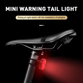 4 Sunete Sirenă de Poliție Trompeta Claxon Bicicleta din Spate Lumina De Stop Impermeabil Biciclete Clopot 6 Intermitent LED Lumina Accesorii pentru Biciclete